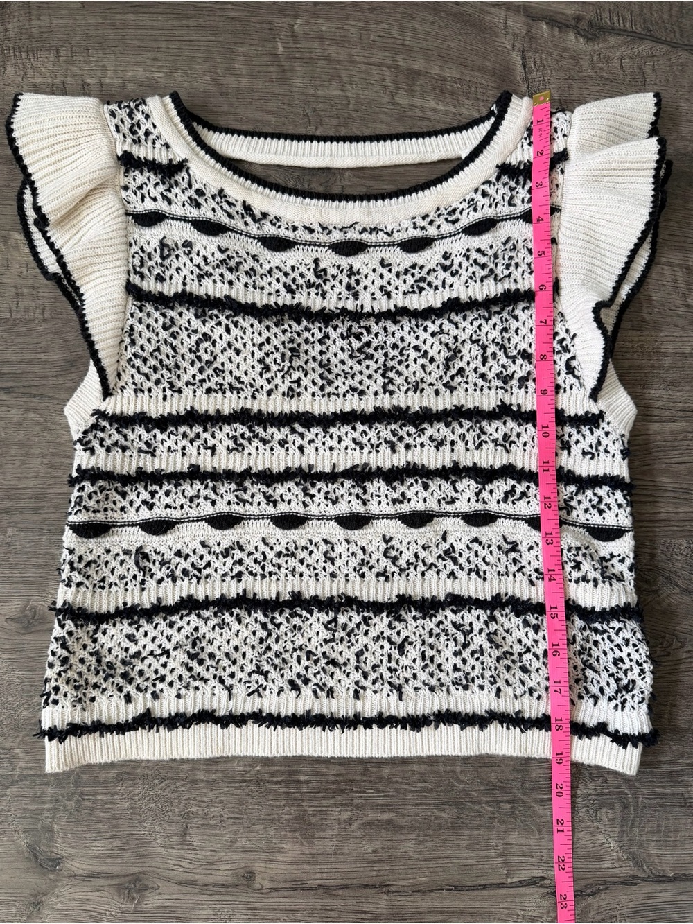 Anthropologie Pilcro Open Back Sweater Tank Contemporary Knit XS - Picture 10 of 11